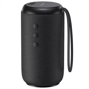 USAMS YC Series Altavoz inalámbrico Bluetooth 5.0 10W resistente al agua con cordón Negro YC011YX01 (US-YC011)
