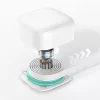 USAMS XMF Series CC202TC02 Fuente de alimentación GaN USB-C 35W con cable USB-C retráctil, PD+QC, Blanco