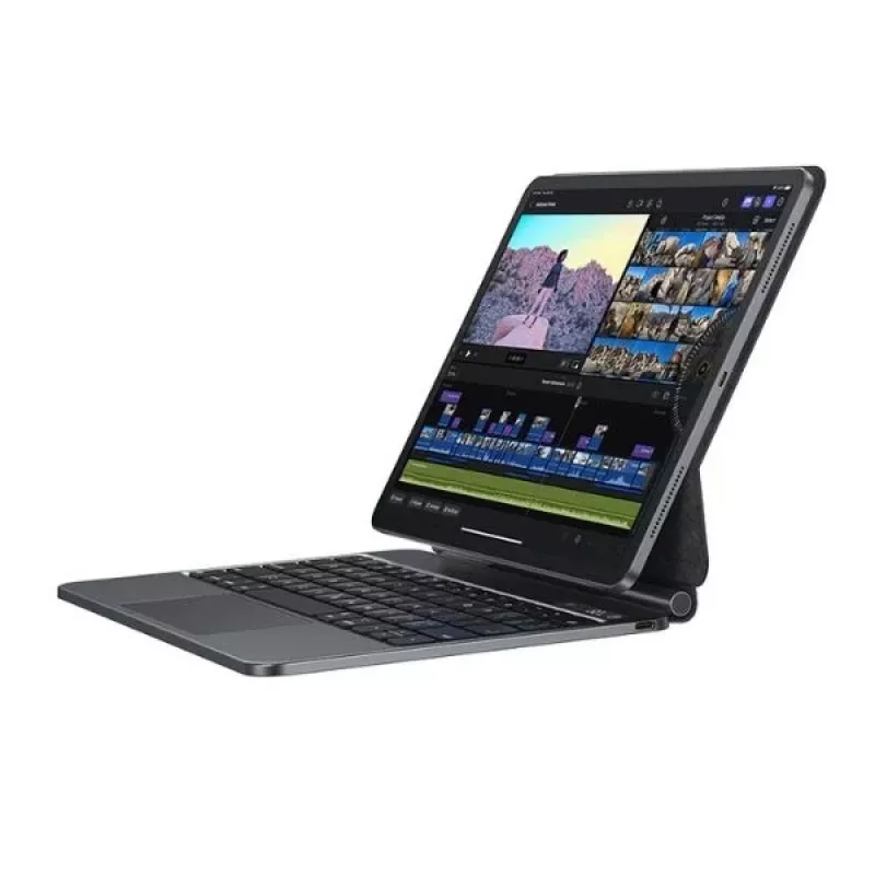 USAMS Funda protectora con teclado para iPad Pro 12.9 (2018-2022) Negra Serie Miaoke IPP12MG01 (US-BH876)