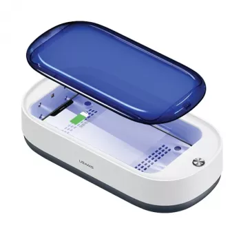 USAMS Esterilizador UV-C con cargador inalámbrico 15W Blanco ZB151XDH01 (US-ZB151)