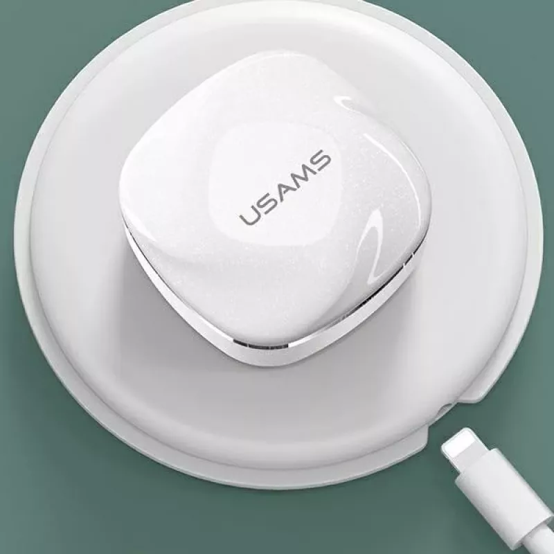 USAMS SDseries BHUSD01 True Wireless Stereo Bluetooth 5.0 Auriculares, blanco