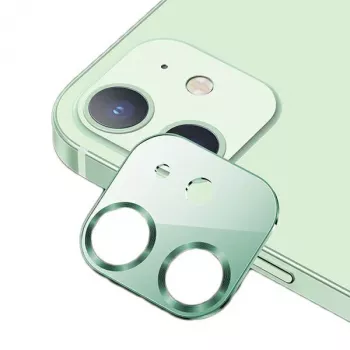 USAMS Cristal de Lente de Cámara para iPhone 12 Metal Verde/Verde BH703JTT04 (US-BH703)