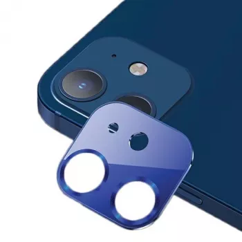 USAMS Cristal de Lente de Cámara para iPhone 12 Metal Azul BH703JTT05 (US-BH703)