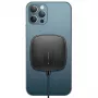 USAMS US-CD159 Cargador Inalámbrico Magnético 15W Extra Fino para iPhone 12 Serie Negro