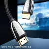 USAMS Cable HDMI 2.1 3m Ultra HD 8K 48Gbps Negro SJ498HD01