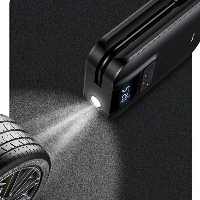 USAMS Mini Bomba US-ZB215 Bomba de Aire para Coche 5000mAh CQBZB21501