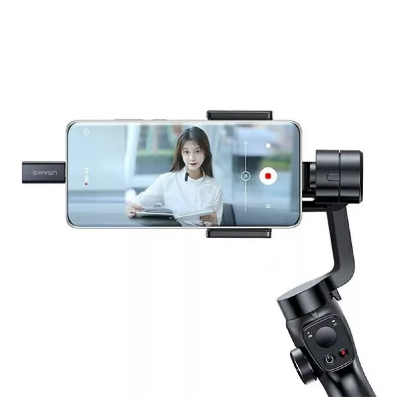 USAMS Micrófono Lavalier Inalámbrico ENC 2,4 GHz USB-C ZB243MKF01 (US-ZB243)