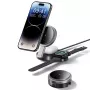 USAMS Estación de Carga Inalámbrica Plegable 3 en 1 15W para Teléfono/Apple Watch/Auriculares CD234WXC01 (US-CD234)