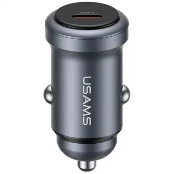 USAMS Cargador de coche 30W PD Aluminio