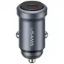 USAMS Cargador de coche 30W PD Aluminio