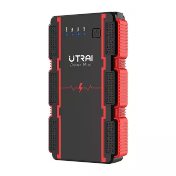 UTRAI JS Mini arrancador de coche 1000A Peak 10000mAh 12V Jump Starter con USB-C PD 18W, linterna LED