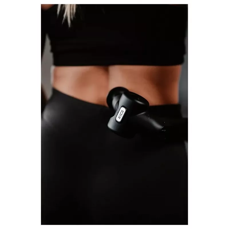 KiCA Evo Pistola de masaje de percusión Negra