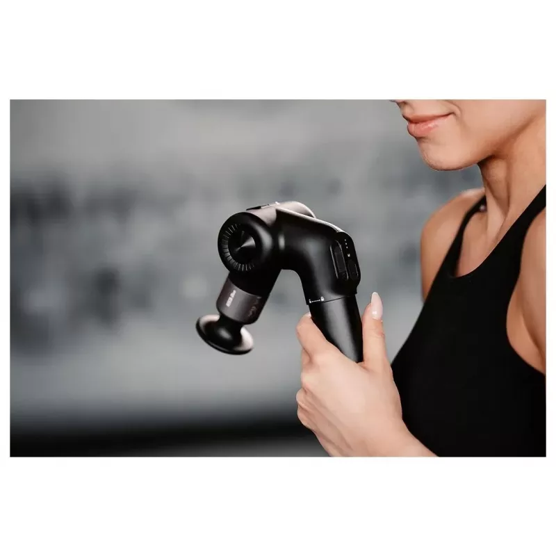 KiCA Evo Pistola de masaje de percusión Negra