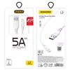 Dudao L2L cable USB-A a Lightning 1 m blanco