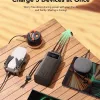 VEGER Powerbank Tank Boost PD QC3.0 5A 130W 56000 mAh Negro W5001C