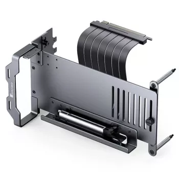 Jonsbo A50 kit de montaje vertical de GPU, cable riser PCIe 5.0 175 mm, gris (A50 GRAY)