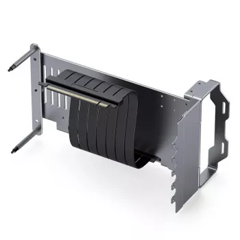 Jonsbo A50 kit de montaje vertical de GPU, cable riser PCIe 5.0 175 mm, gris (A50 GRAY)