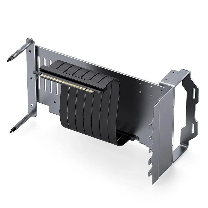 Jonsbo A50 kit de montaje vertical de GPU, cable riser PCIe 5.0 175 mm, gris (A50 GRAY)