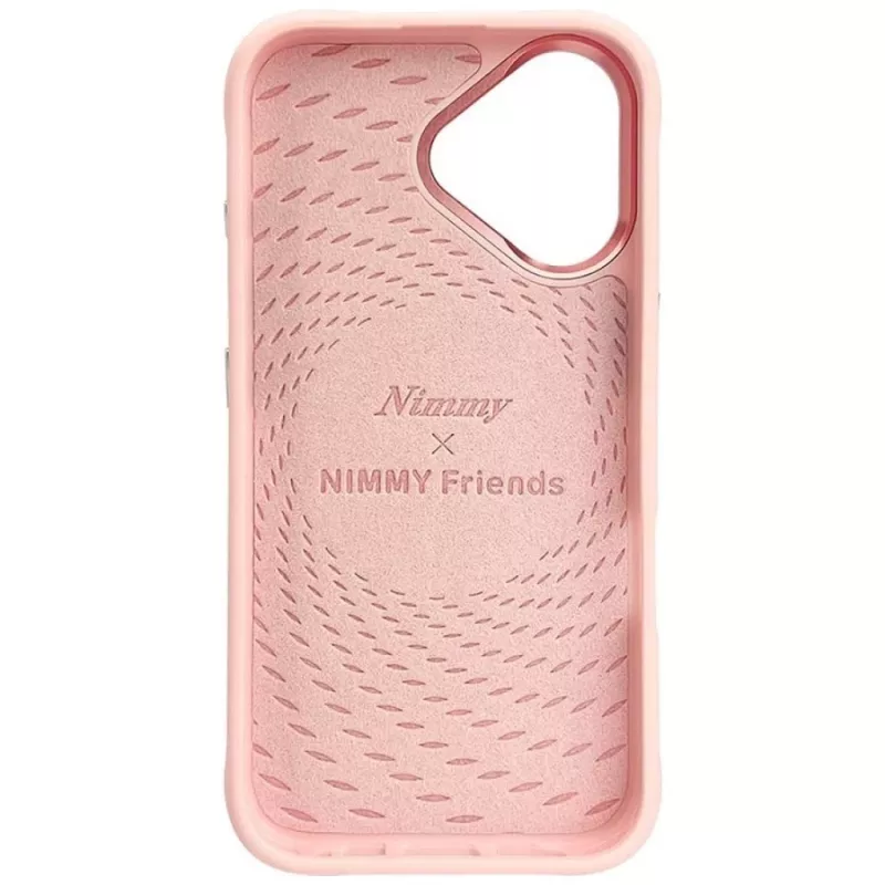 Nimmy Glasses Cool Cat Funda MagSafe para iPhone 16, Rosa