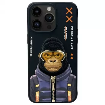 Nimmy Cool&Cute 2.0 Monkey funda para Apple iPhone 15 Pro 6,1