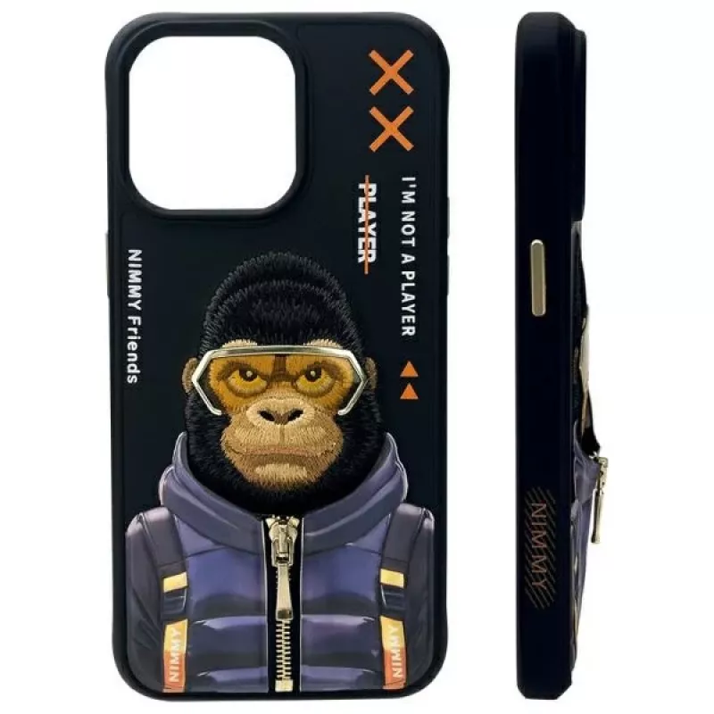 Nimmy Cool&Cute 2.0 Monkey funda para Apple iPhone 15 Pro 6,1