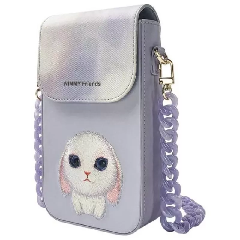 Nimmy Big Eyed Pet 2.0 Rabbit funda para móvil morada