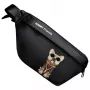 Nimmy Bolso bandolera Cool Dog with Glasses Black