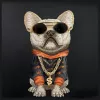 Nimmy Bolso bandolera Cool Dog with Glasses Black