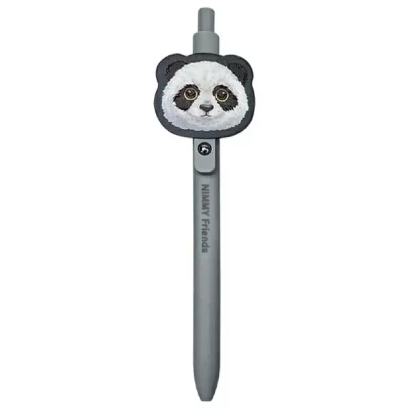 Nimmy set de cuaderno y bolígrafo 2 en 1 negro Big Eyed Pet 2.0 Panda