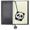 Nimmy set de cuaderno y bolígrafo 2 en 1 negro Big Eyed Pet 2.0 Panda