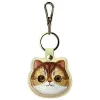 Nimmy set 3 en 1 de funda para móvil, cartera y funda para localizador - caqui - Big Eyed Pet 2.0 Cat