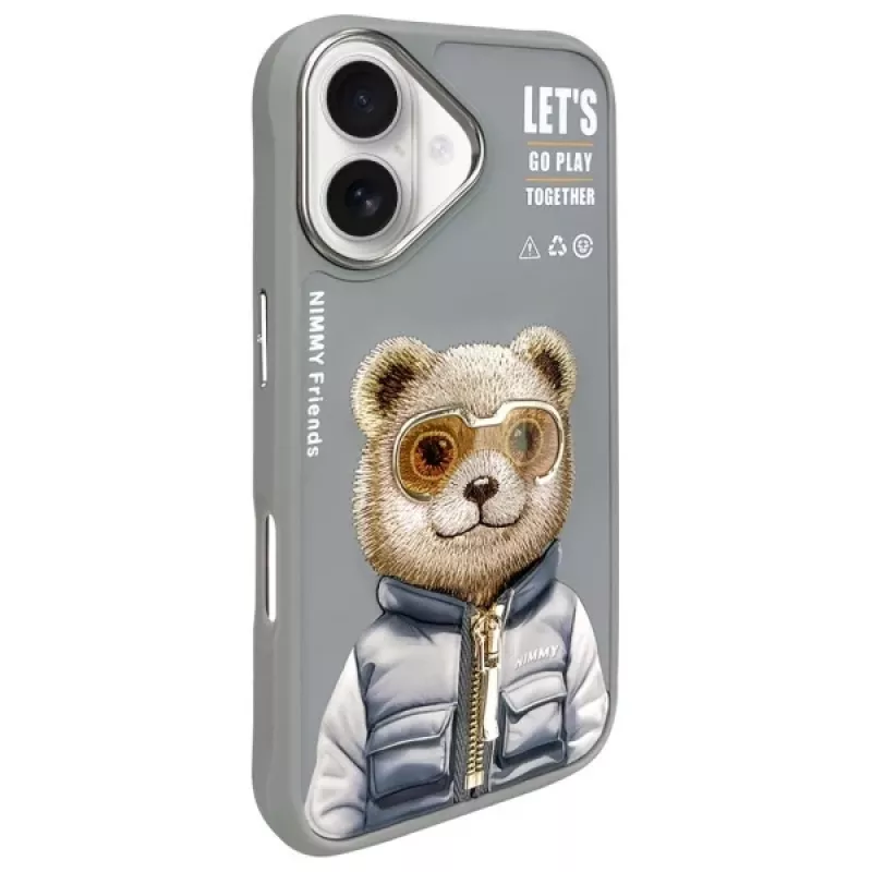 Nimmy Cool&Cute 2.0 Bear Funda para Apple iPhone 16 6,1