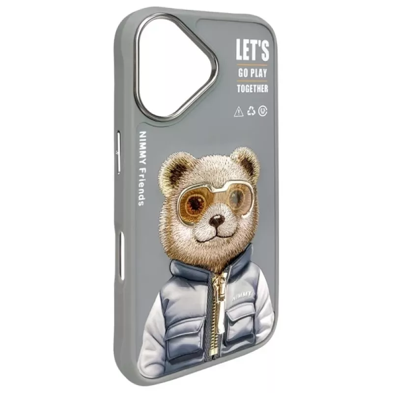 Nimmy Cool&Cute 2.0 Bear Funda para Apple iPhone 16 6,1