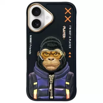 Nimmy Cool&Cute 2.0 Monkey Funda trasera para Apple iPhone 16 6,1