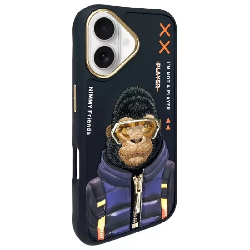 Nimmy Cool&Cute 2.0 Monkey Funda trasera para Apple iPhone 16 6,1