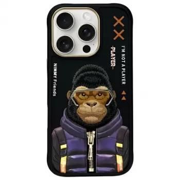 Nimmy Cool&Cute 2.0 Monkey Funda para iPhone 16 Pro Max 6,9