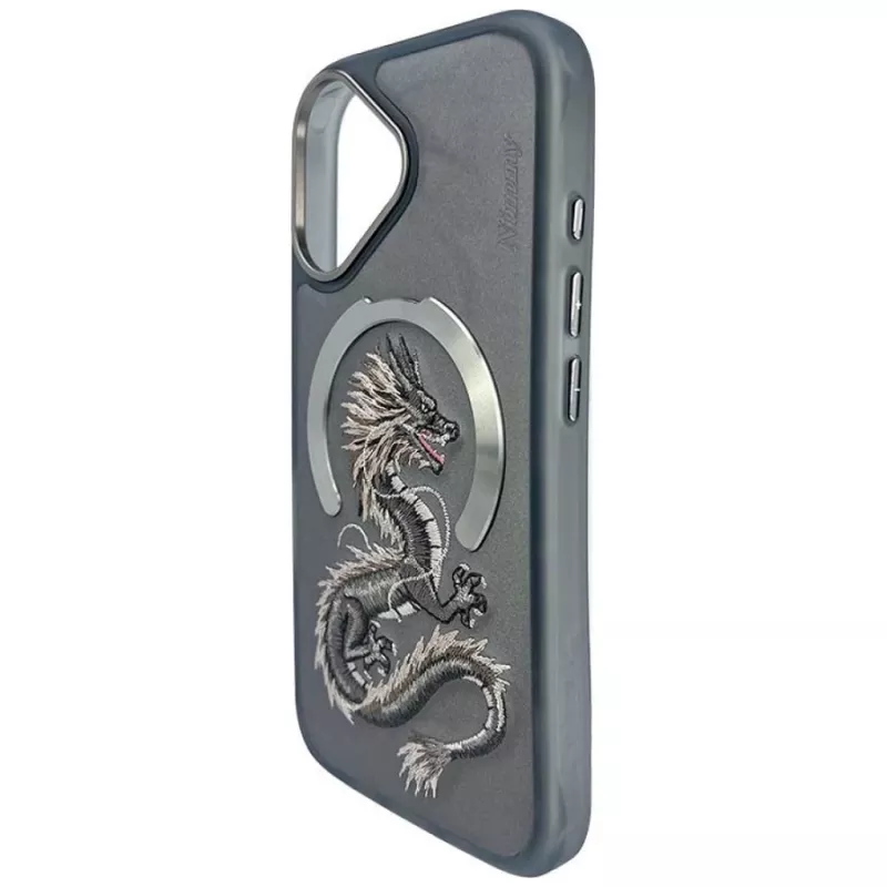 Nimmy Dragon Funda MagSafe para iPhone 16 - Gris