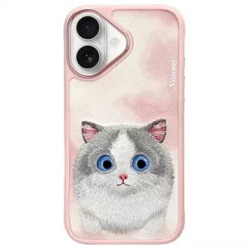 Nimmy Big Eyed Pet 2.0 Cat Funda trasera para Apple iPhone 16 6,1