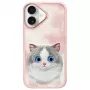 Nimmy Big Eyed Pet 2.0 Cat Funda trasera para Apple iPhone 16 6,1