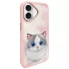 Nimmy Big Eyed Pet 2.0 Cat Funda trasera para Apple iPhone 16 6,1