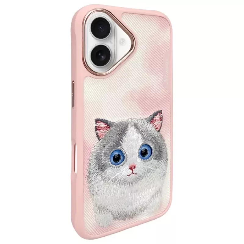 Nimmy Big Eyed Pet 2.0 Cat Funda trasera para Apple iPhone 16 6,1