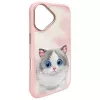 Nimmy Big Eyed Pet 2.0 Cat Funda trasera para Apple iPhone 16 6,1