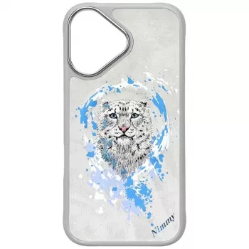 Nimmy Pantera Funda MagSafe para Apple iPhone 16 - Gris claro