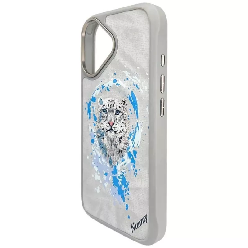Nimmy Pantera Funda MagSafe para Apple iPhone 16 - Gris claro