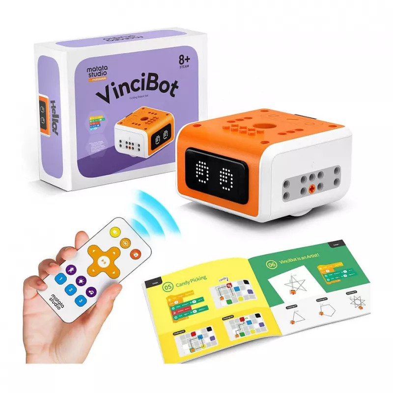 MATATALAB MatataStudio VinciBot Educational Coding Robot para niños a partir de 8 años