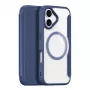 DUXDUCIS Skin X Pro Funda Cartera para Apple iPhone 17 Air con MagSafe y Compartimento para Tarjetas - Azul
