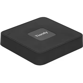 Tiandy TC-R3110 grabador IP Lite-N de 10 canales, 8MP, H.265, 1 SATA, sobremesa