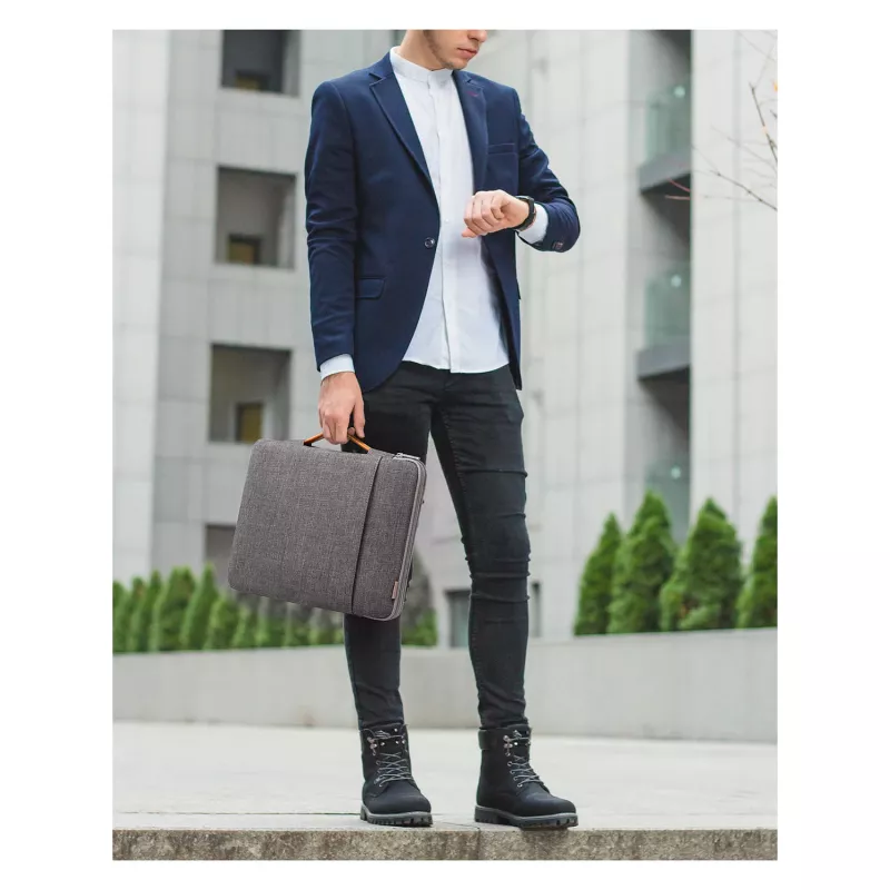 Inateck bolsa para portátil de 13,3 con bolsillo para accesorios LB02006/S1, gris