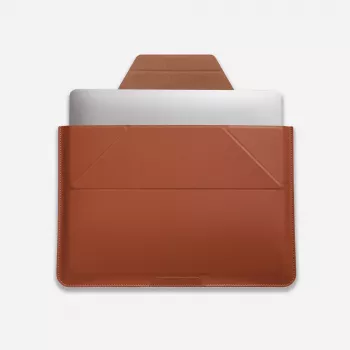 Moft Sleeve 14 Funda para portátil con soporte integrado - marrón