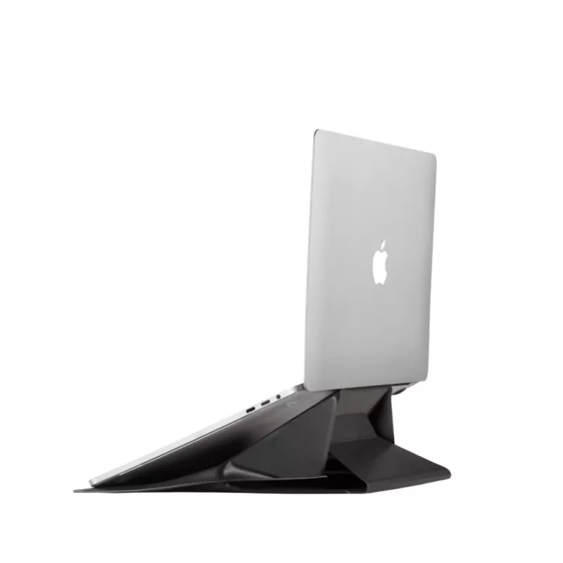 Moft Sleeve 16 Funda para portátil con soporte integrado, negro, para portátiles de 16